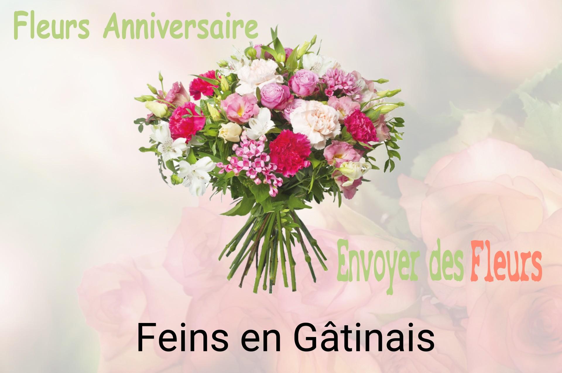 Bouquet de fleurs d’anniversaire livré à Feins-en-Gâtinais